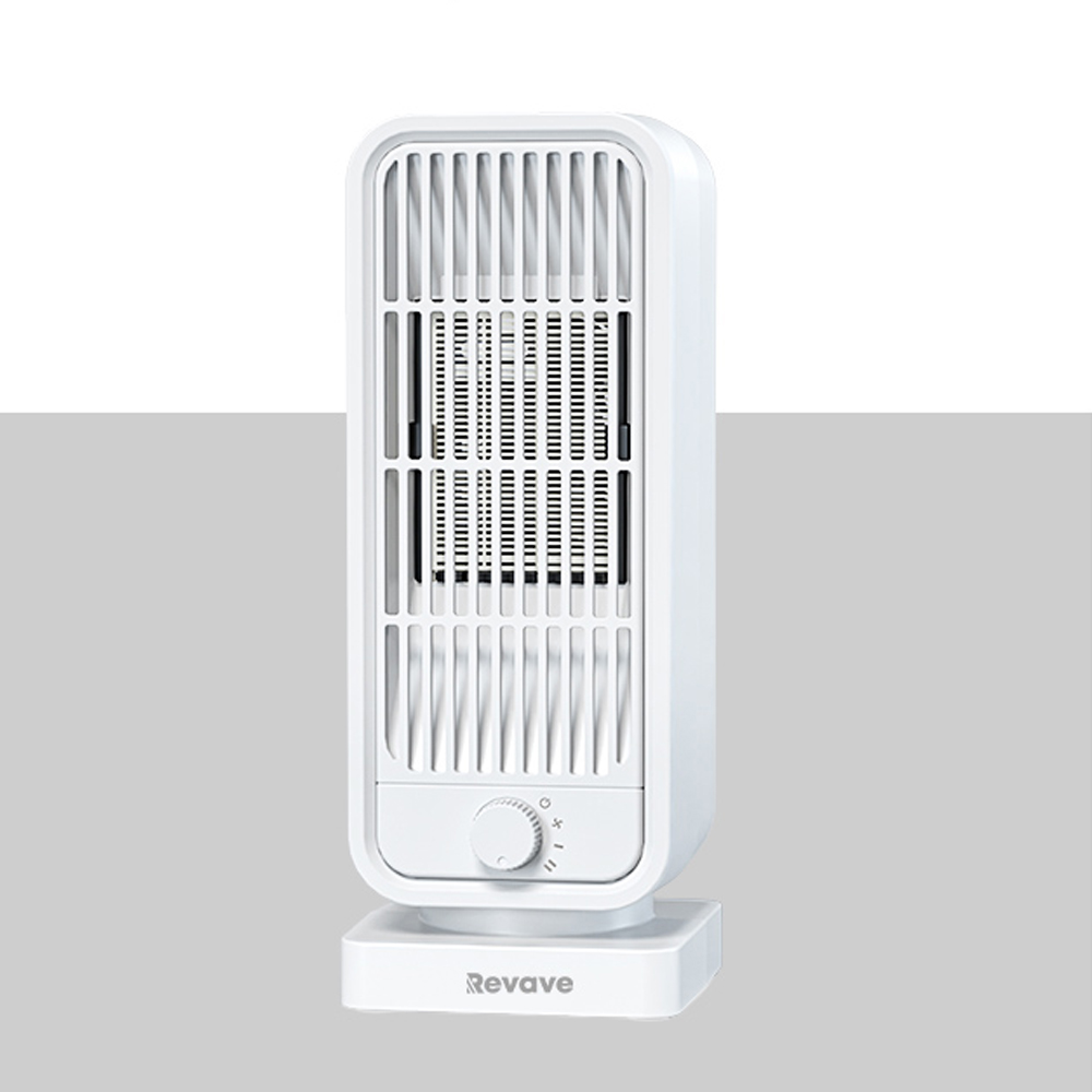 Revave セラミックヒーター ファンヒーター 2秒速暖 転倒自動オフ 600W