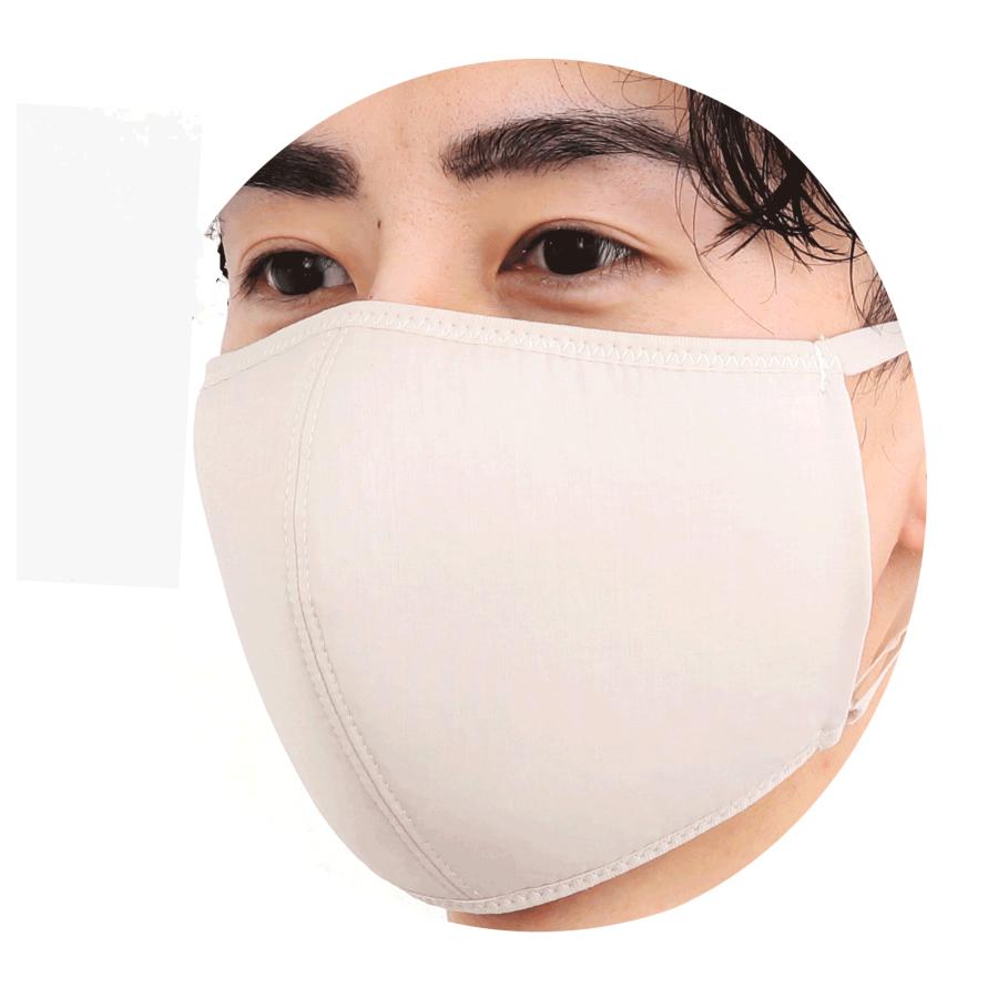 ツーヨン公式最安値 メンズ 布製マスク 洗える 幅広 大きめ 立体 スクワラン配合 おしゃれ ２枚入 抗ウイルス 花粉対策 エレクトレットフィルター6枚付 T-91Ａ｜tuyon｜02