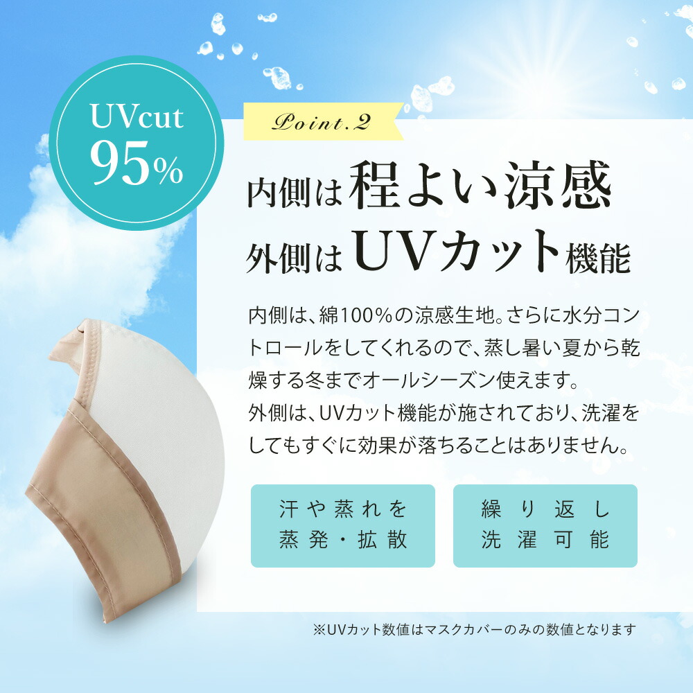 ハンドメイド刺しゅう入りマスクカバーT96