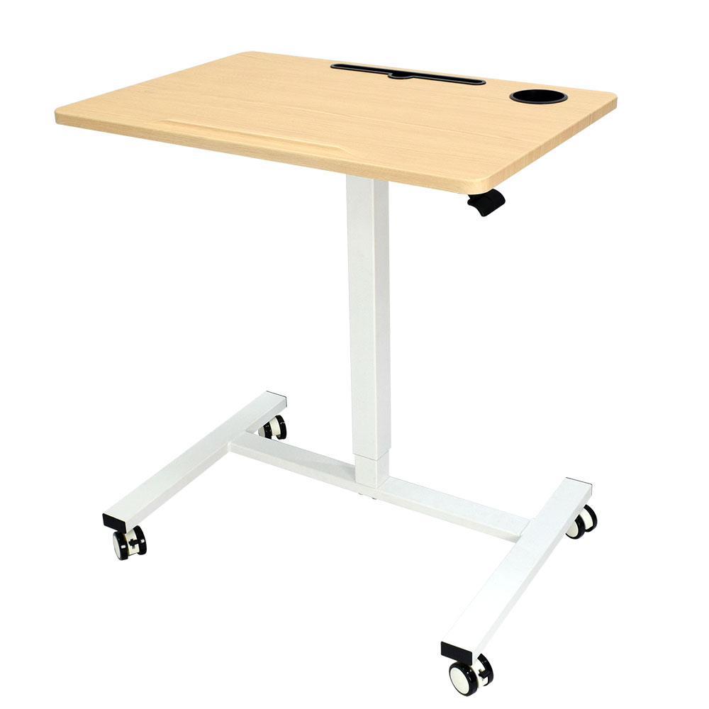 昇降ミニデスク キャスター付きで移動も便利 快適ワークの昇降ミニデスク 傾斜台 手動レバー式 LD702 爆買 |  | 04