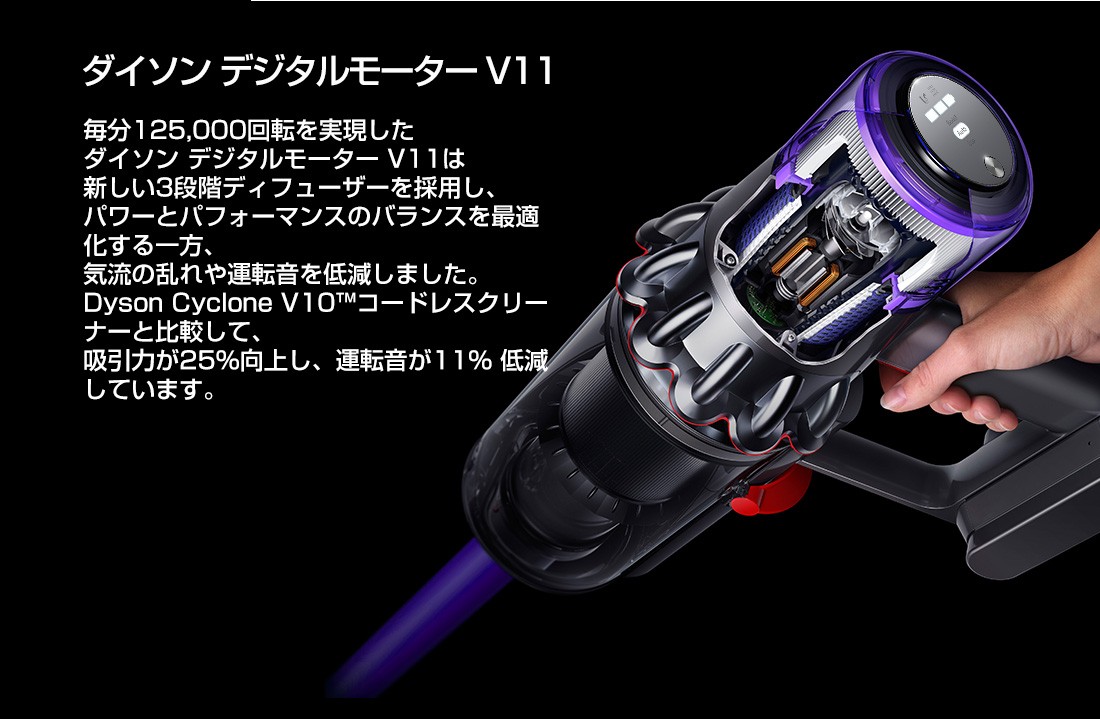 12/5までP最大13倍 ダイソン 掃除機 コードレス スティック Dyson V11