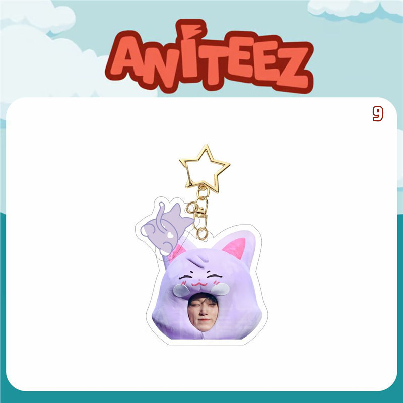 ATEEZ アクリルキーリング サン 値下可✨ATEEZ・SAN☆アクリルキーホルダー☆エイティーズ・サン