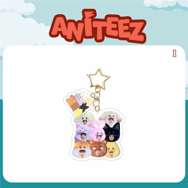 ATEEZ アクリルキーリング サン 値下可✨ATEEZ・SAN☆アクリルキーホルダー☆エイティーズ・サン