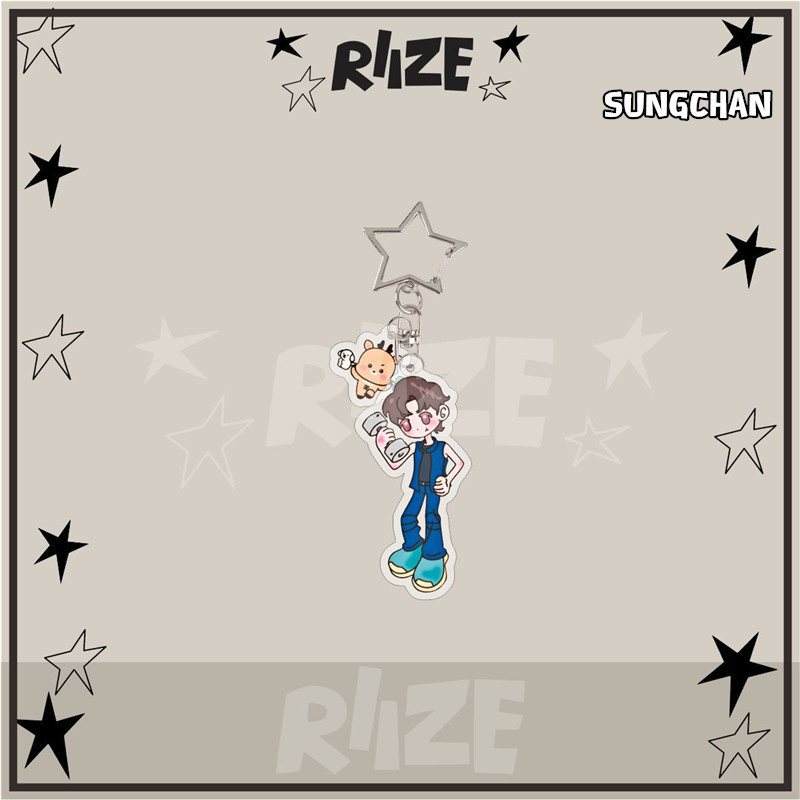 ANTON RIIZE アクリルスタンド　アクリルキーホルダー 2番目半額 RIIZEグッズ キーリング アクリル ライズ