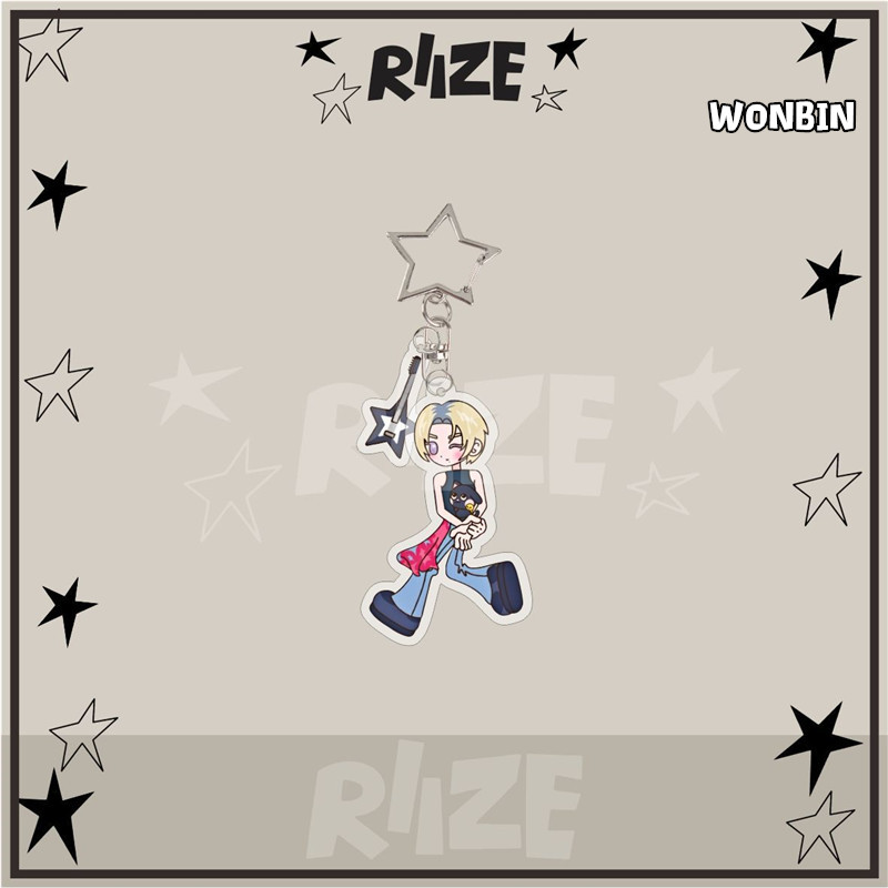 RIIZE RIIZING LOUD 日本 ラバーキーホルダー コンプ 6種 ウンソク ラバーキーホルダー RIIZE RIIZING LOUD イルコン