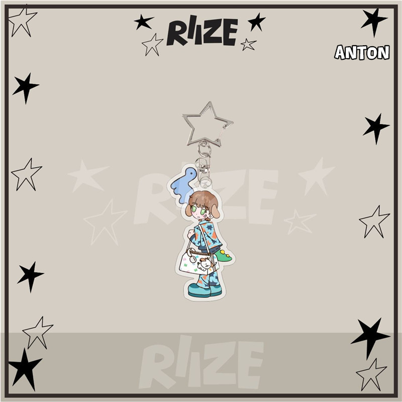 2番目半額 RIIZEグッズ キーリング アクリル ライズ キャラクター