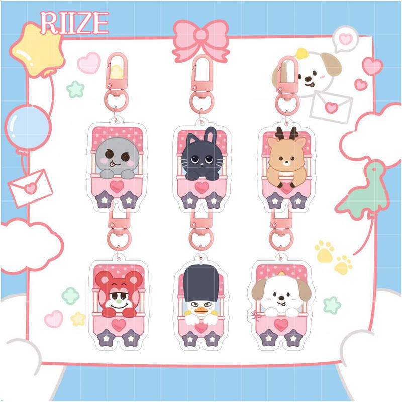 2番目半額 RIIZEグッズ キーリング アクリル ライズ キャラクター