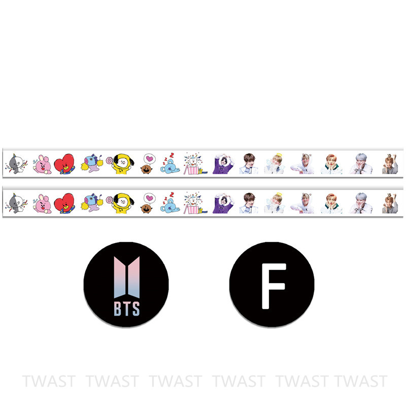 BTSグッズ 手帳テープ 防弾少年団 BT21 バンタン BTS 日記 手帳