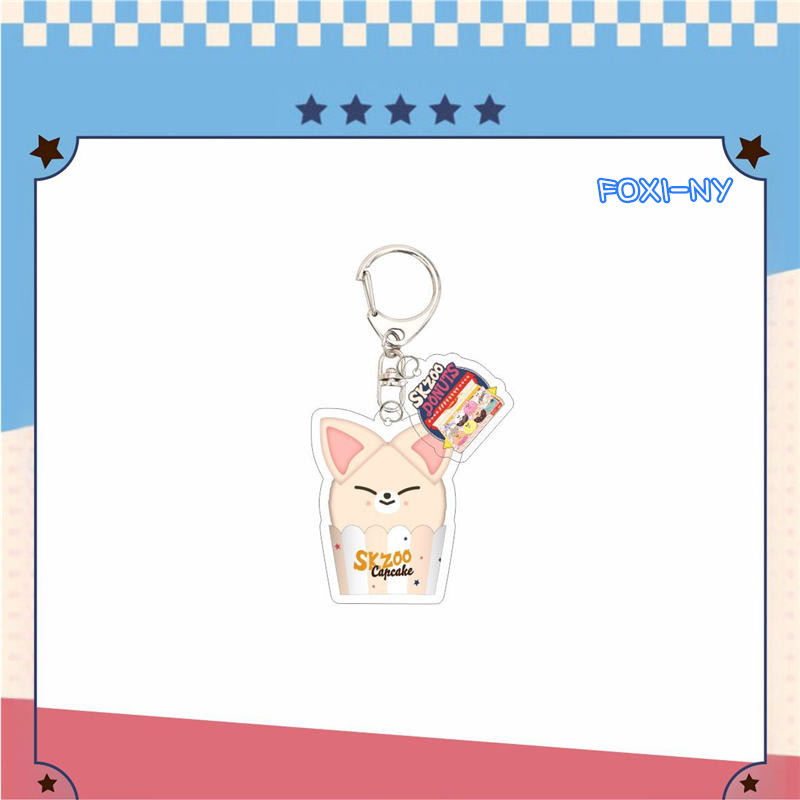 NouerA MAKESTAR いちご アクキー キーリング ギヒョン いちごパンツのシマエナガちゃん Acrylic Key Chain by なないろ