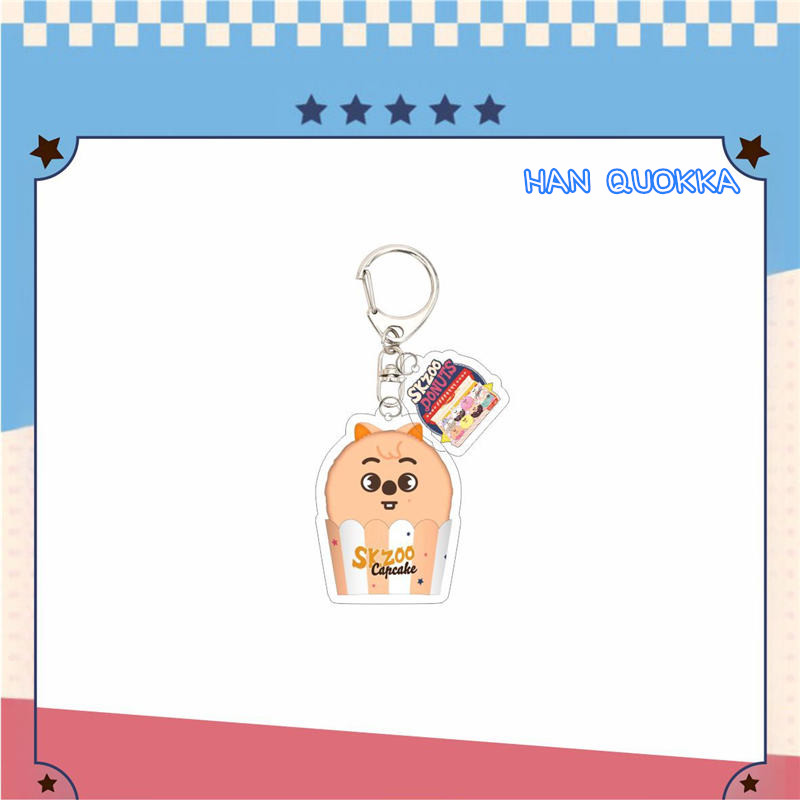 2番目半額 Stray Kidsグッズ SKZ アクリル キーリング SKZOO ストレイ