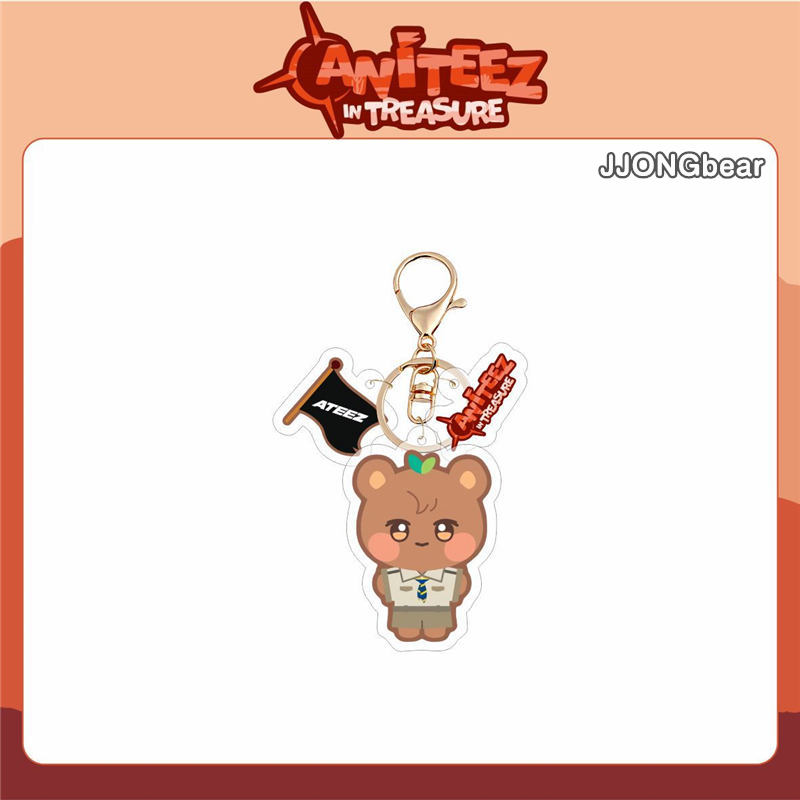 2番目半額 ATEEZグッズ キーリング アクリル エイティーズ