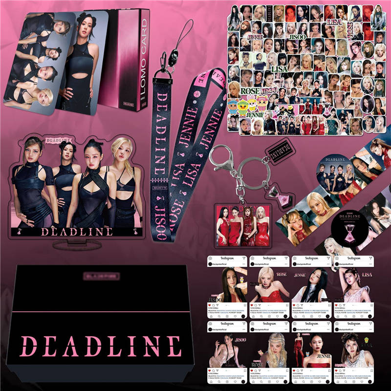 BLACKPINKグッズ ギフトボックス フォトカード DEADLINE セット トレカ