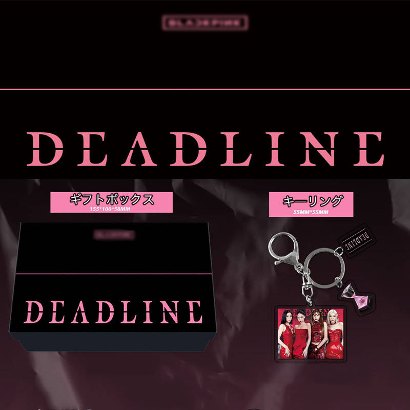 BLACKPINKグッズ ギフトボックス フォトカード DEADLINE セット トレカ