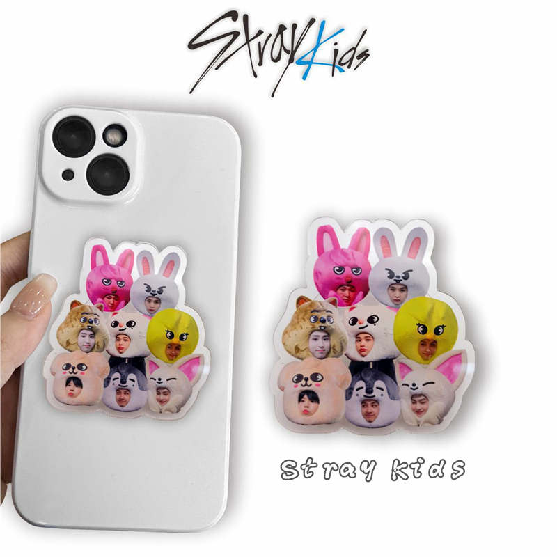straykids スキズ リービット バンザイ スマホホルダー2個セット straykids スキズ skzoo スマホホルダー リービット リノ - メルカリ