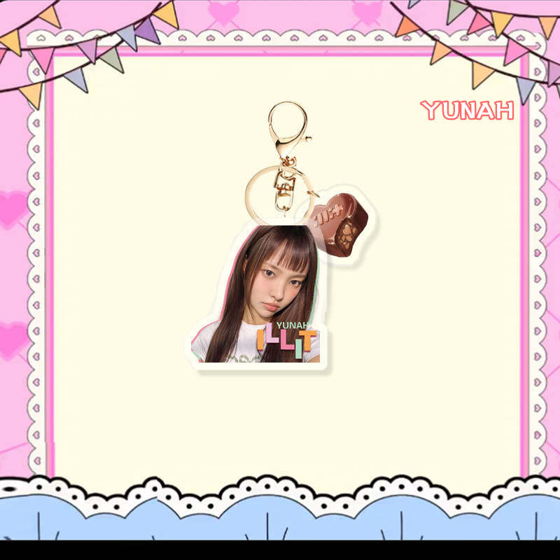 2番目半額 ILLITグッズ キーリング アクリル アイリット