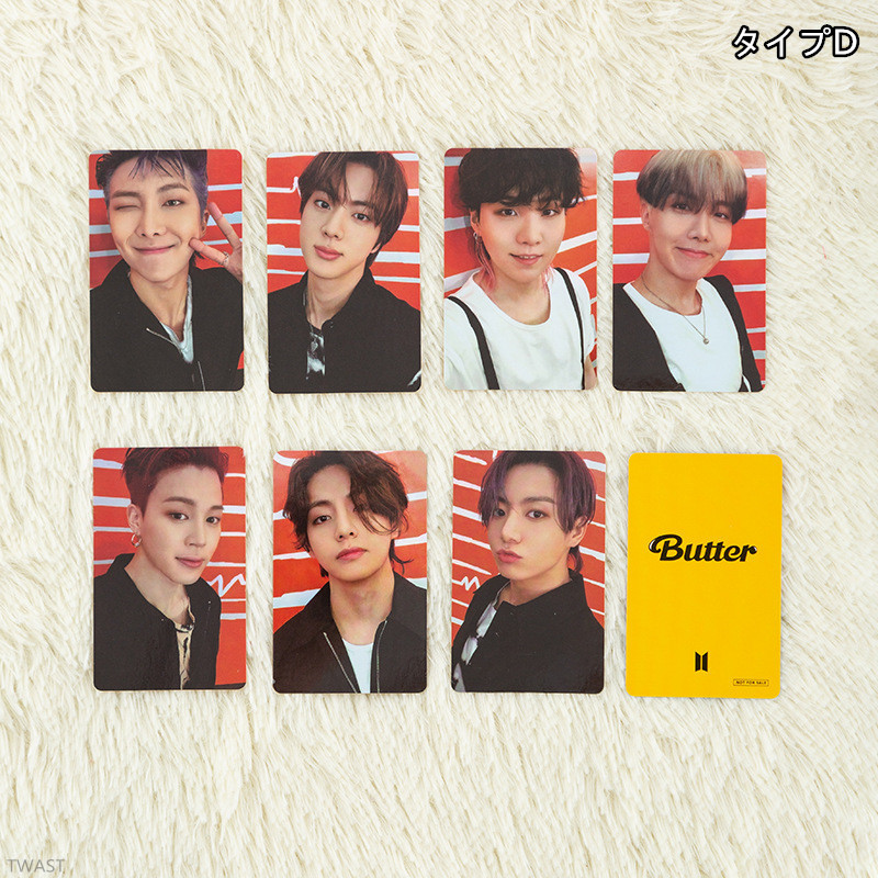 BTSグッズ フォトカード 8枚 セット トレカ 防弾少年団 バンタン 写真 全員 ビーティエス K-POP 韓国 アイドル Butter フォト  バンタン 応援グッズ