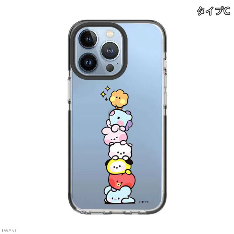 BTSグッズ iPhone15/15Pro/15Promax/15plus/14/13/12 透明ケース