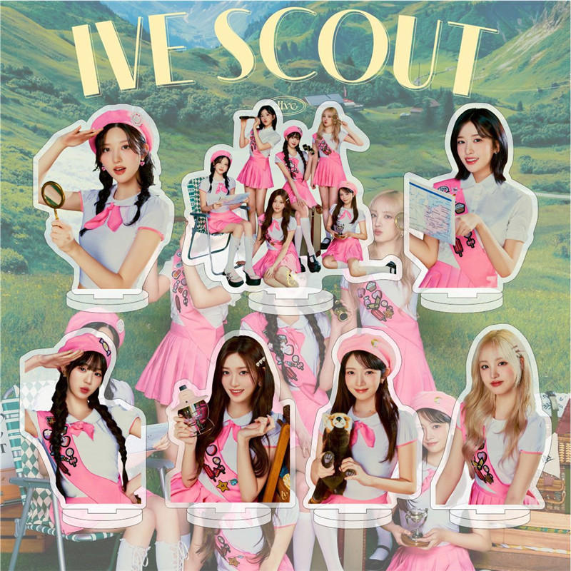 2番目半額 IVEグッズ アクリルスタンド IVE SCOUT 卓上 10cm アイヴ