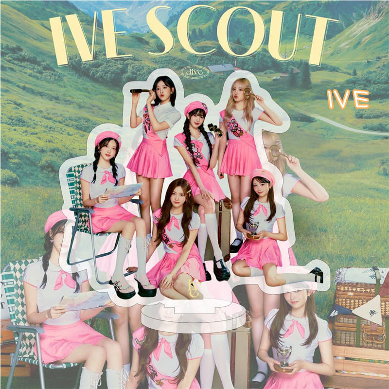 2番目半額 IVEグッズ アクリルスタンド IVE SCOUT 卓上 10cm アイヴ 両面印刷 ポスター 応援グッズ DIVE 人気 韓流 アイドル 写真立て ダイブ |  | 01