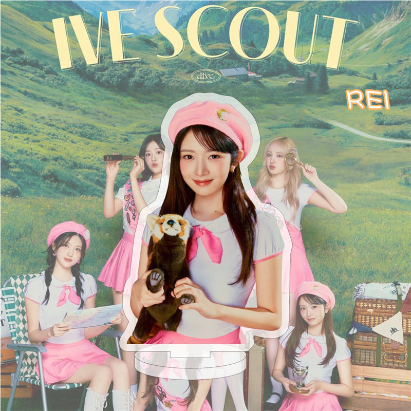 2番目半額 IVEグッズ アクリルスタンド IVE SCOUT 卓上 10cm アイヴ 両面印刷 ポスター 応援グッズ DIVE 人気 韓流 アイドル 写真立て ダイブ |  | 03