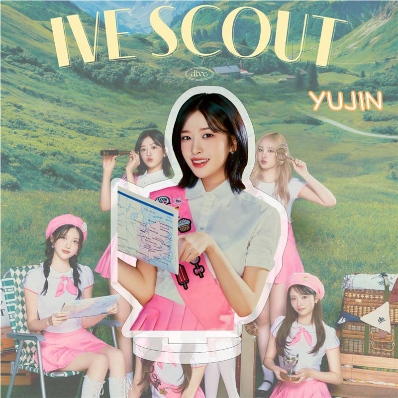 2番目半額 IVEグッズ アクリルスタンド IVE SCOUT 卓上 10cm アイヴ 両面印刷 ポスター 応援グッズ DIVE 人気 韓流 アイドル 写真立て ダイブ |  | 04