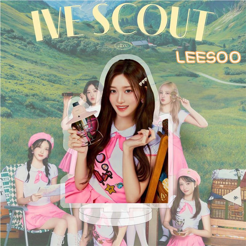 2番目半額 IVEグッズ アクリルスタンド IVE SCOUT 卓上 10cm アイヴ