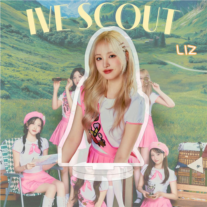 2番目半額 IVEグッズ アクリルスタンド IVE SCOUT 卓上 10cm アイヴ