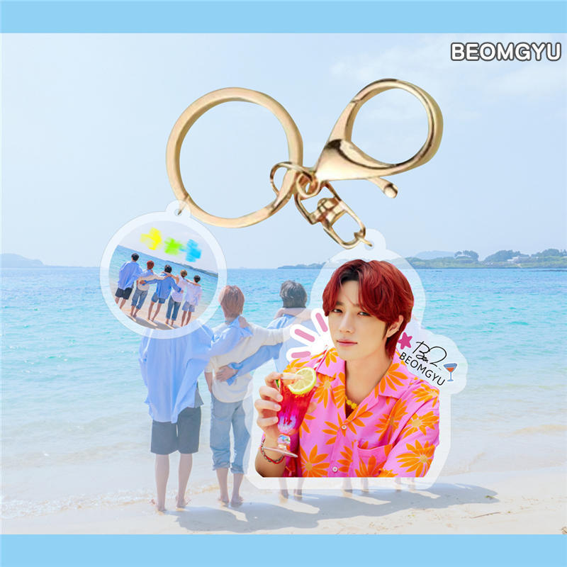 2番目半額 TXTグッズ キーリング TOMORROW X TOGETHER アクリル