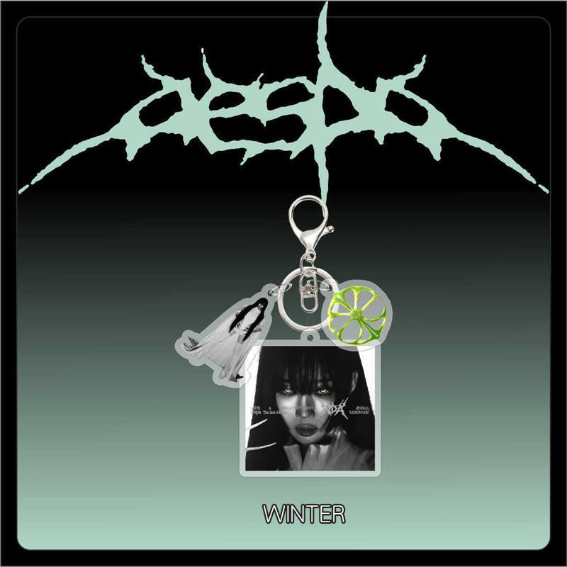 2番目半額 aespaグッズ WDA キーリング アクリル lemonade エスパ