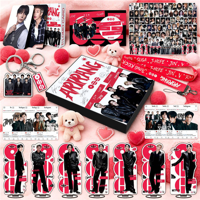 BTS トレカ ARIRANG 韓国 特典 まとめ売り BTSグッズ ARIRANG ギフトボックス フォトカード テープ セット