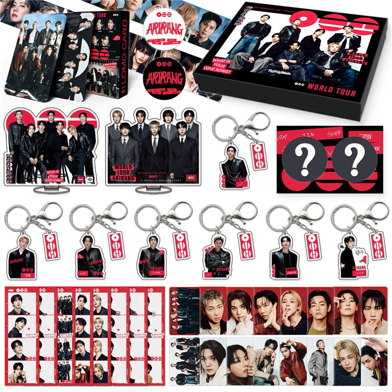 BTSグッズ ARIRANG ギフトボックス フォトカード テープ セット