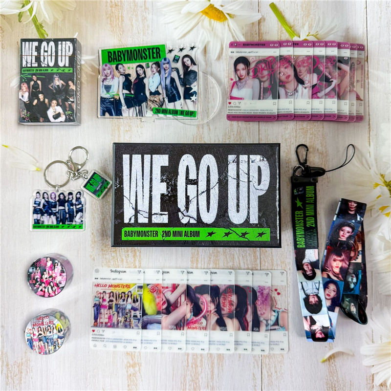 BABYMONSTERグッズ ギフトボックス フォトカード WE GO UP テープ