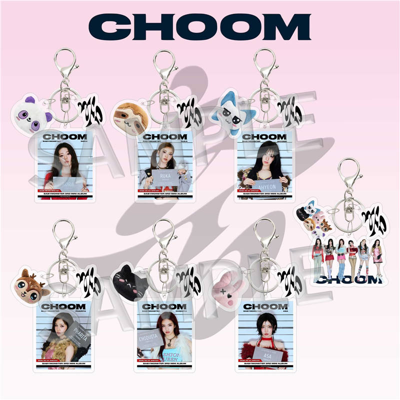 2番目半額 BABYMONSTERグッズ CHOOM キーリング アクリル ベイビー