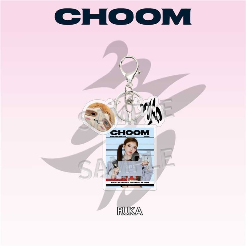 2番目半額 BABYMONSTERグッズ CHOOM キーリング アクリル ベイビー