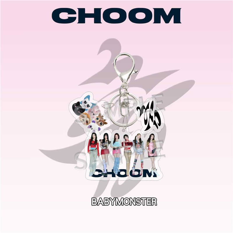 2番目半額 BABYMONSTERグッズ CHOOM キーリング アクリル ベイビー