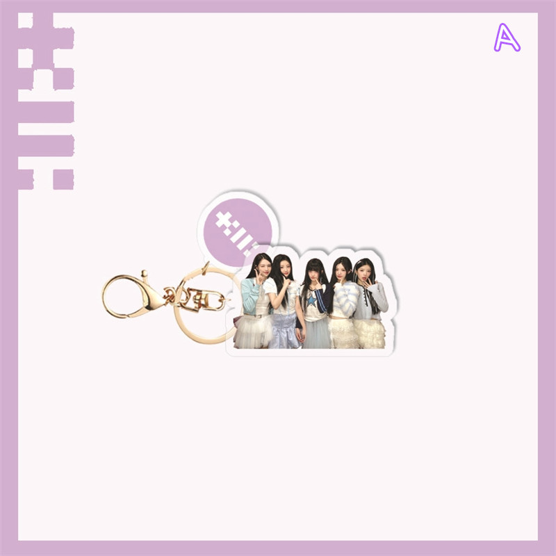 2番目半額 ILLITグッズ キーリング プラスチック アイリット キーホルダー グッズ キーチェーン アクセサリー 携帯 鍵 自動車飾り 小物 SUPER REAL ME |  | 06