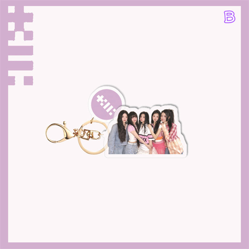 2番目半額 ILLITグッズ キーリング プラスチック アイリット キーホルダー グッズ キーチェーン アクセサリー 携帯 鍵 自動車飾り 小物 SUPER REAL ME |  | 07