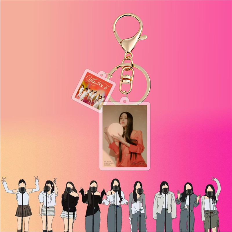 2番目半額 TWICEグッズ キーリング アクリル WITH YOU-TH トゥワイス