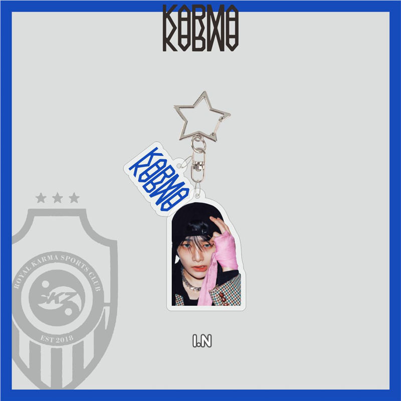 2番目半額 Stray Kidsグッズ KARMA アクリル キーリング SKZ ストレイ