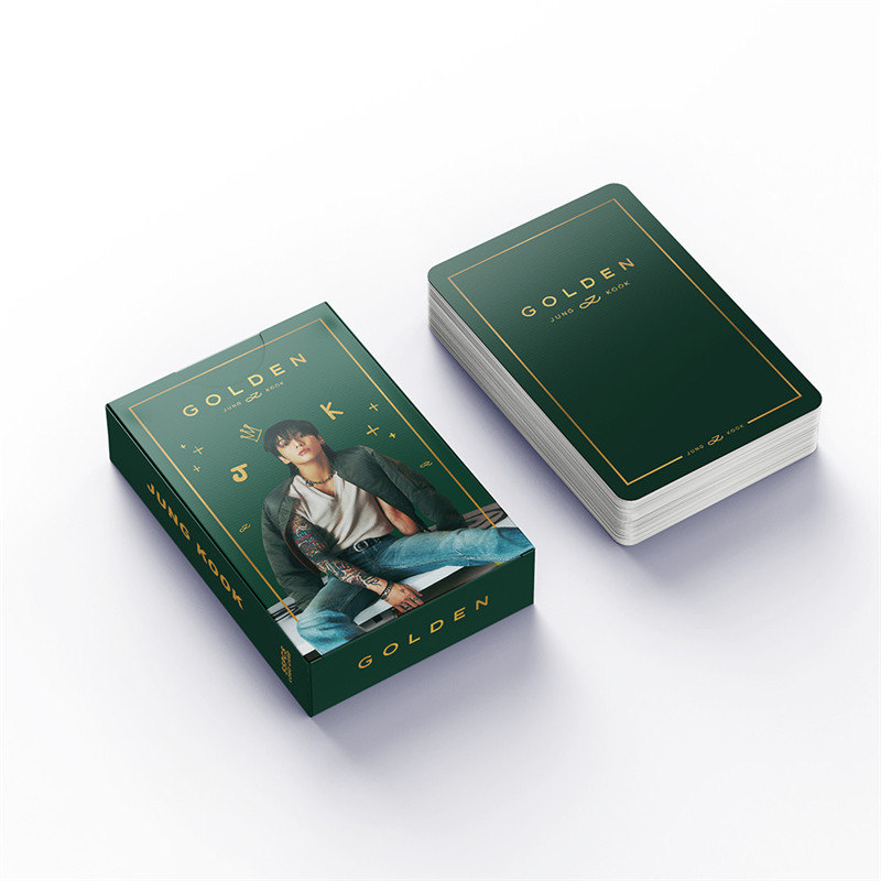 Jung Kookグッズ グク GOLDEN フォト カード 55枚 セット トレカ