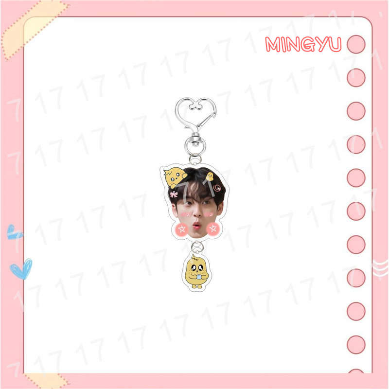 2番目半額 SEVENTEENグッズ キーリング アクリル セブンティーン