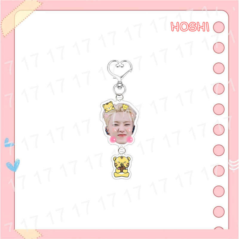 2番目半額 SEVENTEENグッズ キーリング アクリル セブンティーン