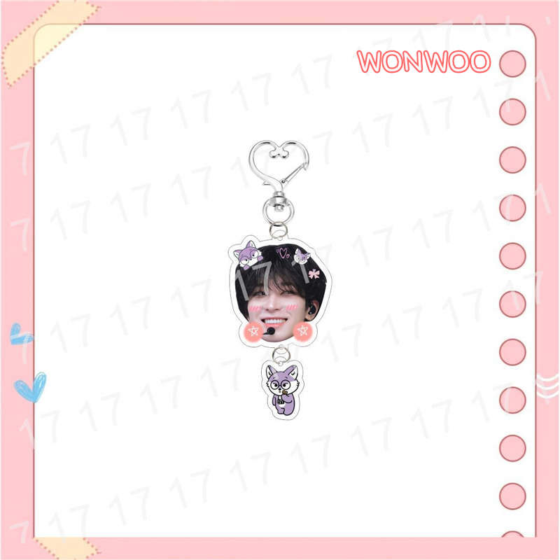 2番目半額 SEVENTEENグッズ キーリング アクリル セブンティーン