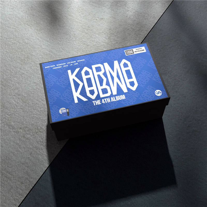 Stray Kidsグッズ ギフトボックス フォトカード KARMA テープ セット