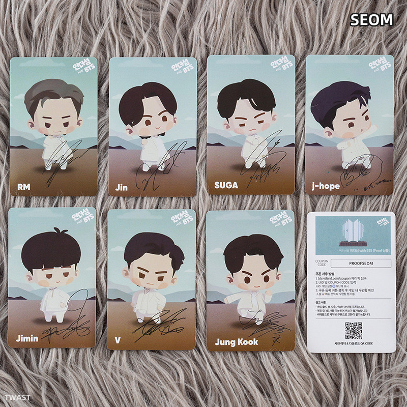 BTSグッズ フォト カード 7枚 セット トレカ 防弾少年団 バンタン 写真 全員 フォトカード K-POP 韓国 アイドル Proof 応援  ビーティエス 韓流 カードセット