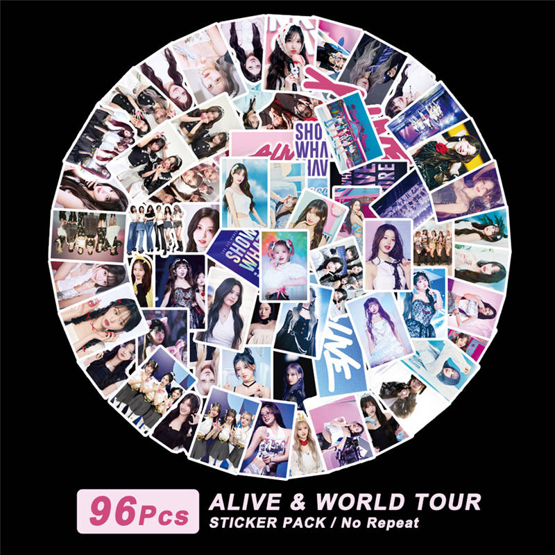 IVEグッズ シール シールセット 96枚 アイヴ ALIVE & WORLD TOUR ス