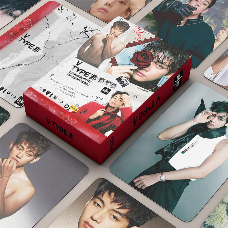 bts テヒョン be トレカ7枚 Vグッズ テヒョン フォト カード 55枚 セット トレカ テテ 写真 BTS