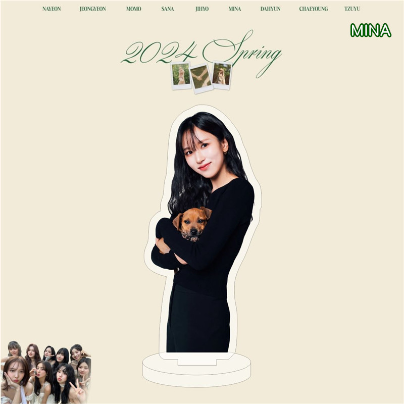 2番目半額 TWICEグッズ アクリルスタンド 写真立て 卓上 10cm