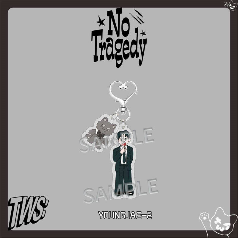 2番目半額 TWSグッズ No Tragedy キーリング トゥアス アクリル キーホルダー グッズ キーチェーン アクセサリー 携帯 鍵 自動車飾り おしゃれ 小物 飾り TWS |  | 08