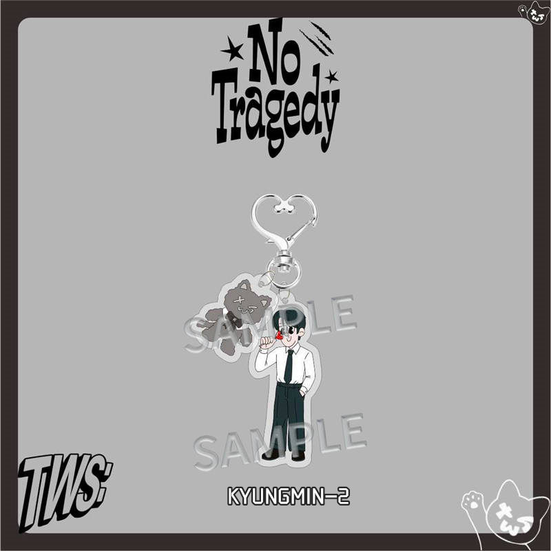 2番目半額 TWSグッズ No Tragedy キーリング トゥアス アクリル キーホルダー グッズ キーチェーン アクセサリー 携帯 鍵 自動車飾り おしゃれ 小物 飾り TWS |  | 10